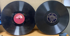 Lotto 2 dischi 78 RPM Giovanni & Jean Sablon Columbia, La voce del padrone