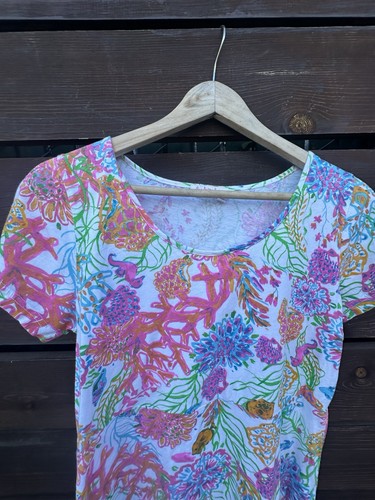 Fresh Produce Women’s Floral Ocean Dress *Size Small - Picture 2 of 5