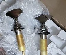 Kohler K-98068-6-TT Artifacts T-Handles For Bathroom Faucet Vibrant Titanium 