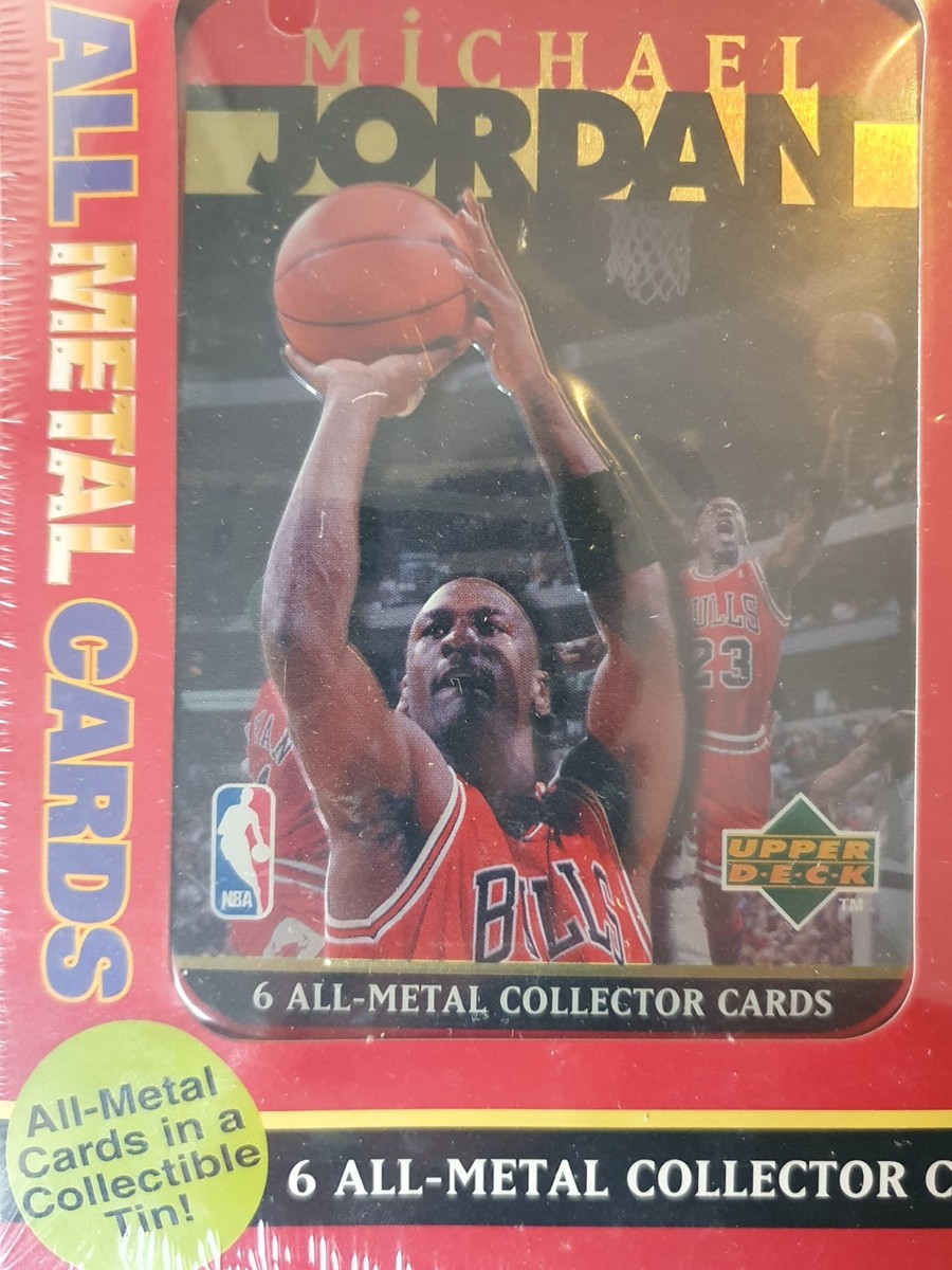 1996 Upper Deck Michael Jordan ALL-METAL Card (6 Cards Set