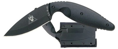 Ka-bar Knife 1482 Large TDI Law Enforcement Black Tanto MOLLE Hard