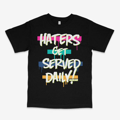 Haters get Served Daily Black Tee