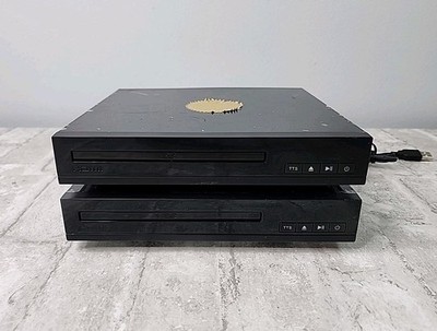 Lot of 2 ONN Compact DVD/CD Players HDMI ONA19DP005 No Remote Tested Working