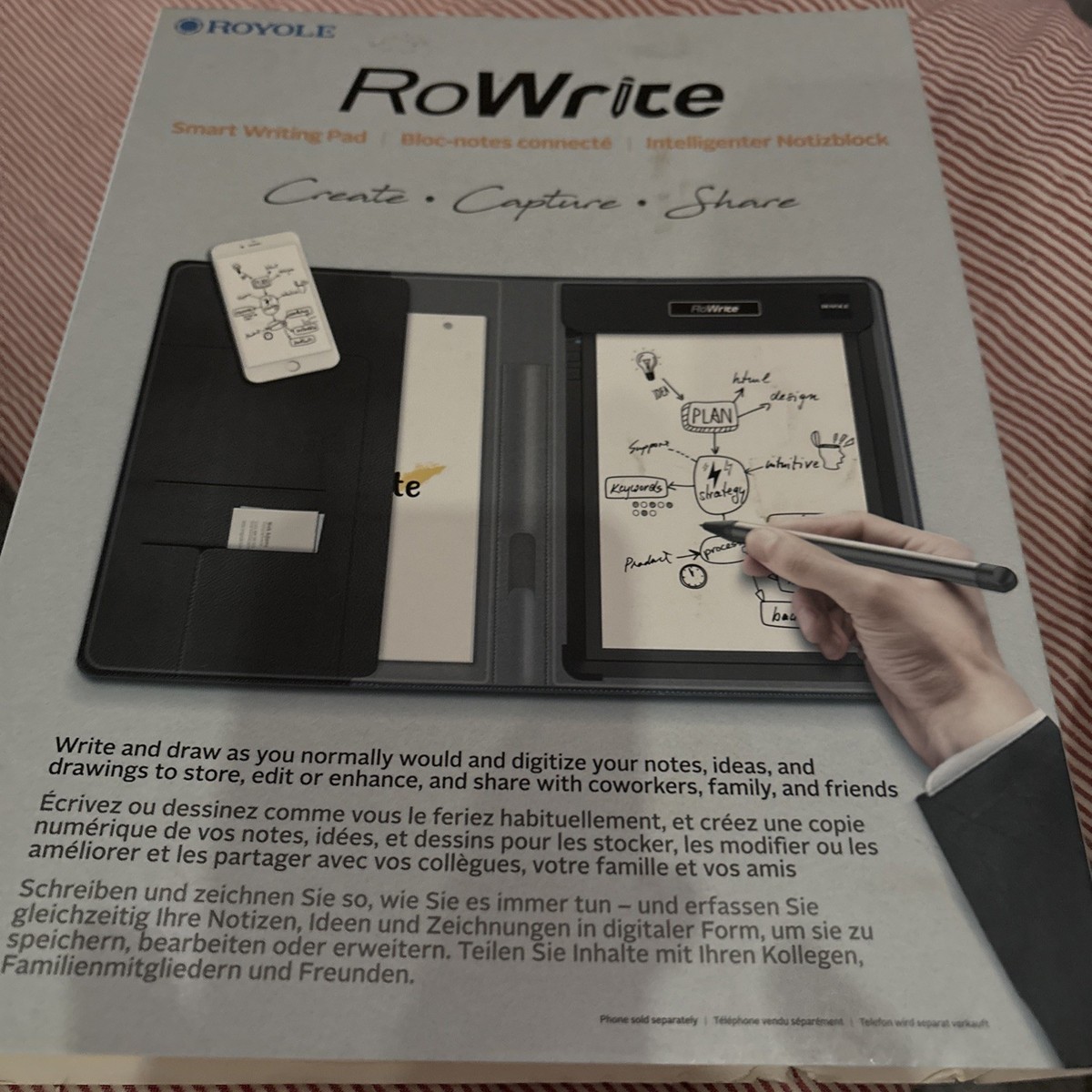 Royole RoWrite Smart Writing Pad RY0201CF5EU Portable Creative