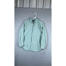 Ralph Lauren Button Down Shirt Boys L 14-16 Mint Green Excellent Oxford Pony