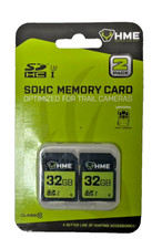 HME SDHC 32GB Memory Card for Trail Cameras - 2 Pack - HME-32GB-2PK - NEW