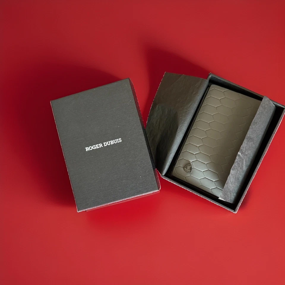Porte-Cartes Cuir Roger Dubuis x LAMBORGHINI - Avec Boîte d'Origine - Photo 2/4