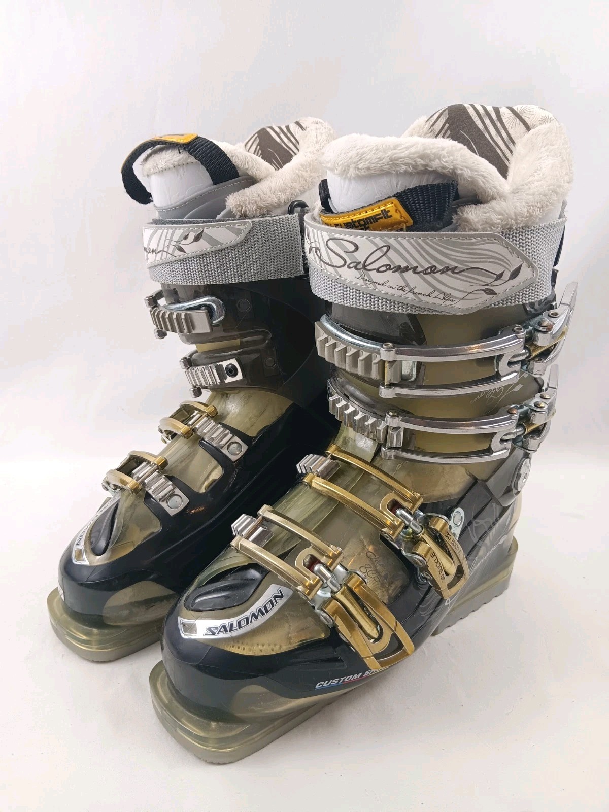 Scarponi da sci Salomon Energyzer 85 donna Mondo 23 US 5 nero grigio chiaro