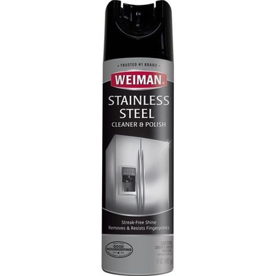 Weiman Floral Scent Stainless Steel Cleaner & Polish 17 oz Spray (Pack of 6)