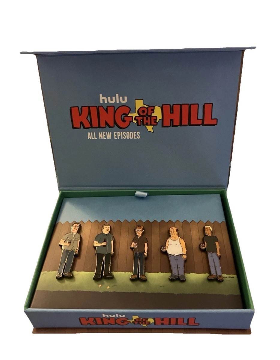SDCC 2025 Exclusive Hulu KING OF THE HILL Pin Set BRAND NEW IN BOX