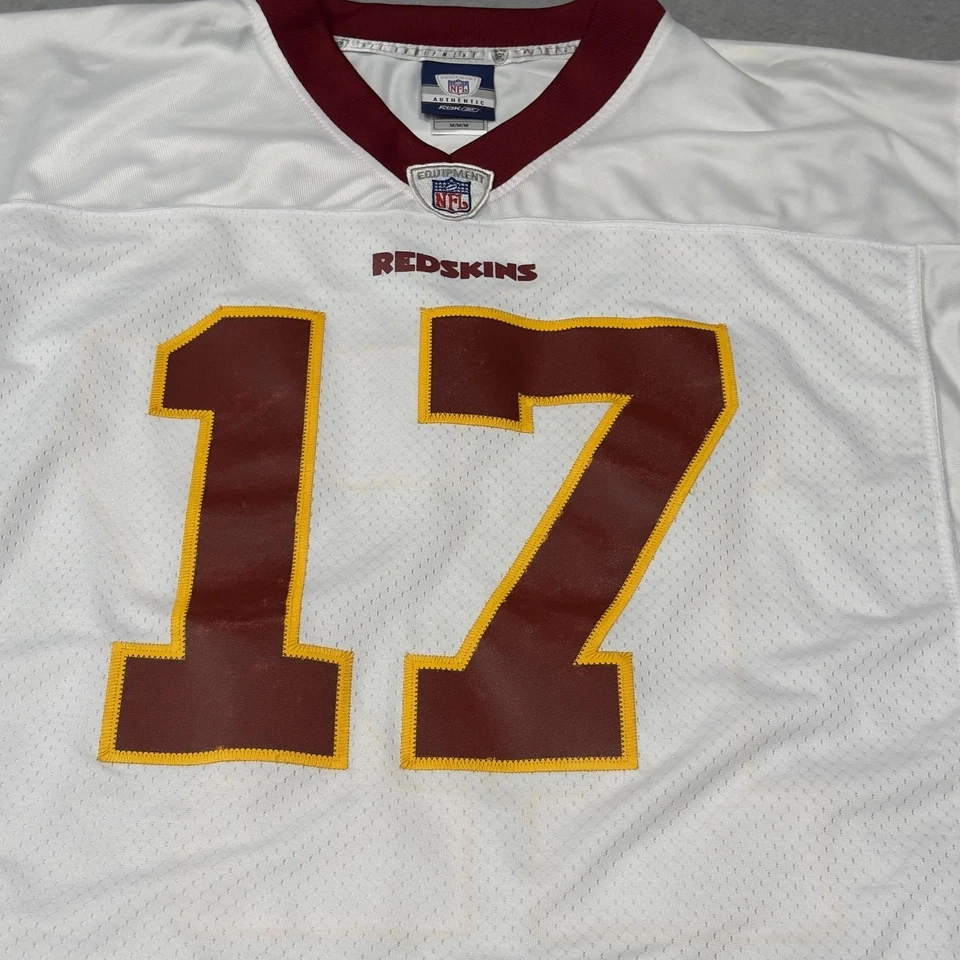 Camiseta de fútbol americano de la NFL blanca mediana de los Washington Redskins para hombre J Campbell Reebok Foto 3 de 4