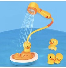 Electric Duck water Sprinkler Boat Spray Pool Shower Bath Toys For toddlers NEW
