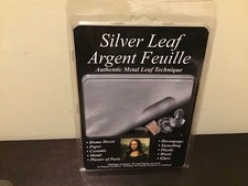 Mona Lisa Metal Leaf Sheets 5.5"X5.5" 25/Pkg-Silver