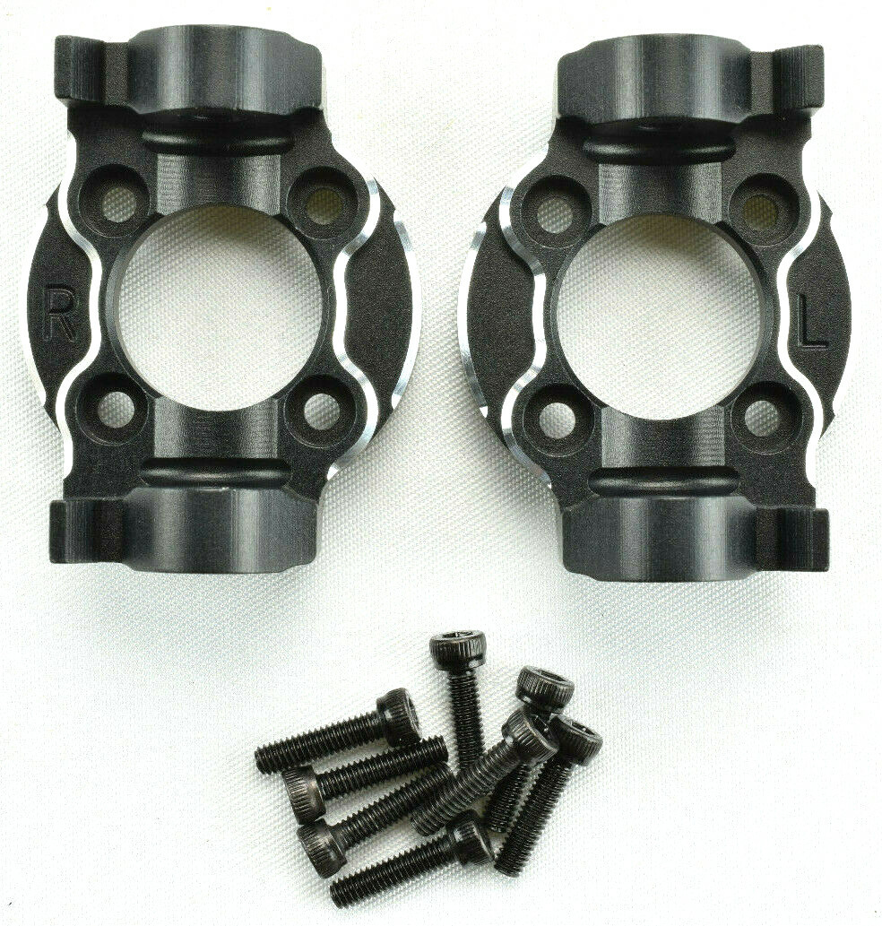Treal Losi LMT Черный Алюминиевый передний комплект держателей шпинделя ступицы с углом наклона 5 градусов