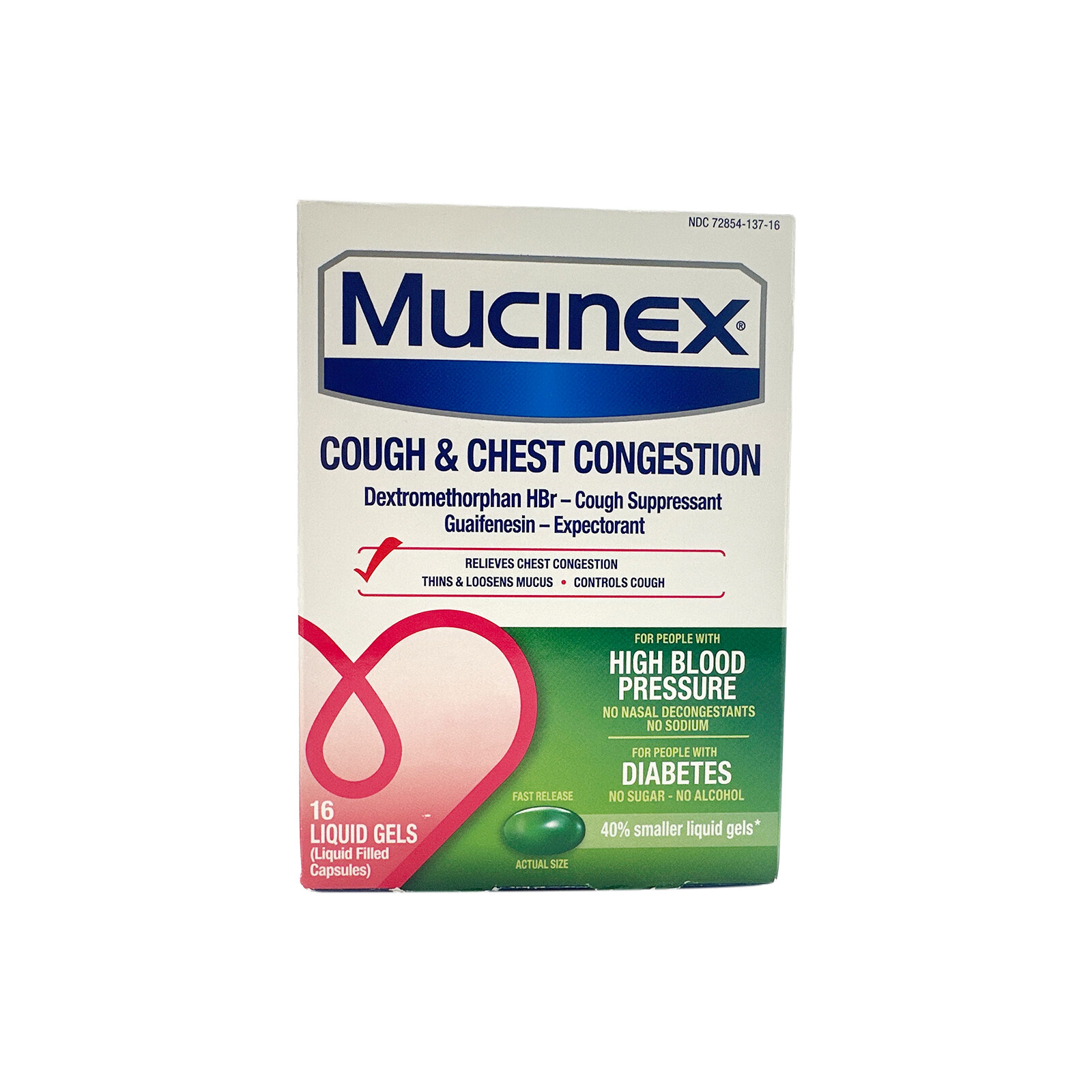 Mucinex High Blood Pressure Cough Chest Congestion 16 Liquid Gels Exp mucinex-high-blood-pressure-cough-chest-congestion-16-liquid-gels-exp