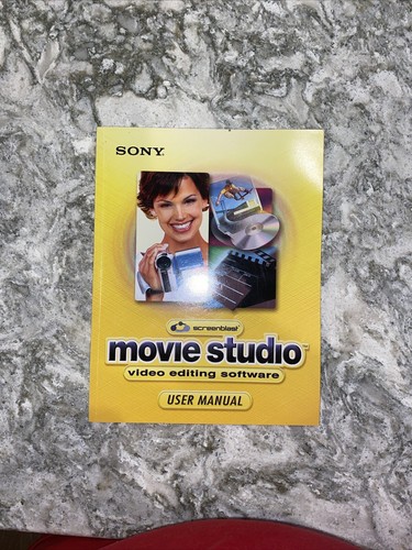 Sony Screenblast Movie Studio Video Editing Software User Manual  - Picture 1 of 2