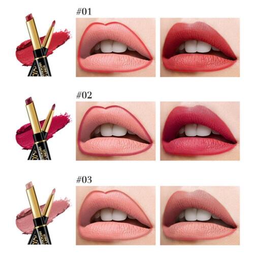 Double in 1 Lasting 2 Durable Long Waterproof Velvet Liner With Lip Lipstick - Picture 9 of 32