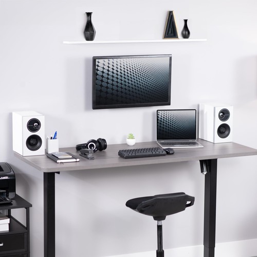 VIVO Single Monitor Wall Mount, Height Adjustable Pneumatic Extended Arm, Ful... - Picture 6 of 9