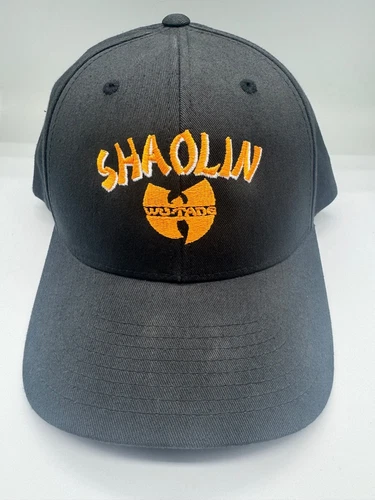 Wu-Tang Clan Snapback Mitchell & Ness Black Hat Shaolin  Very Rare & Hard 2 Find