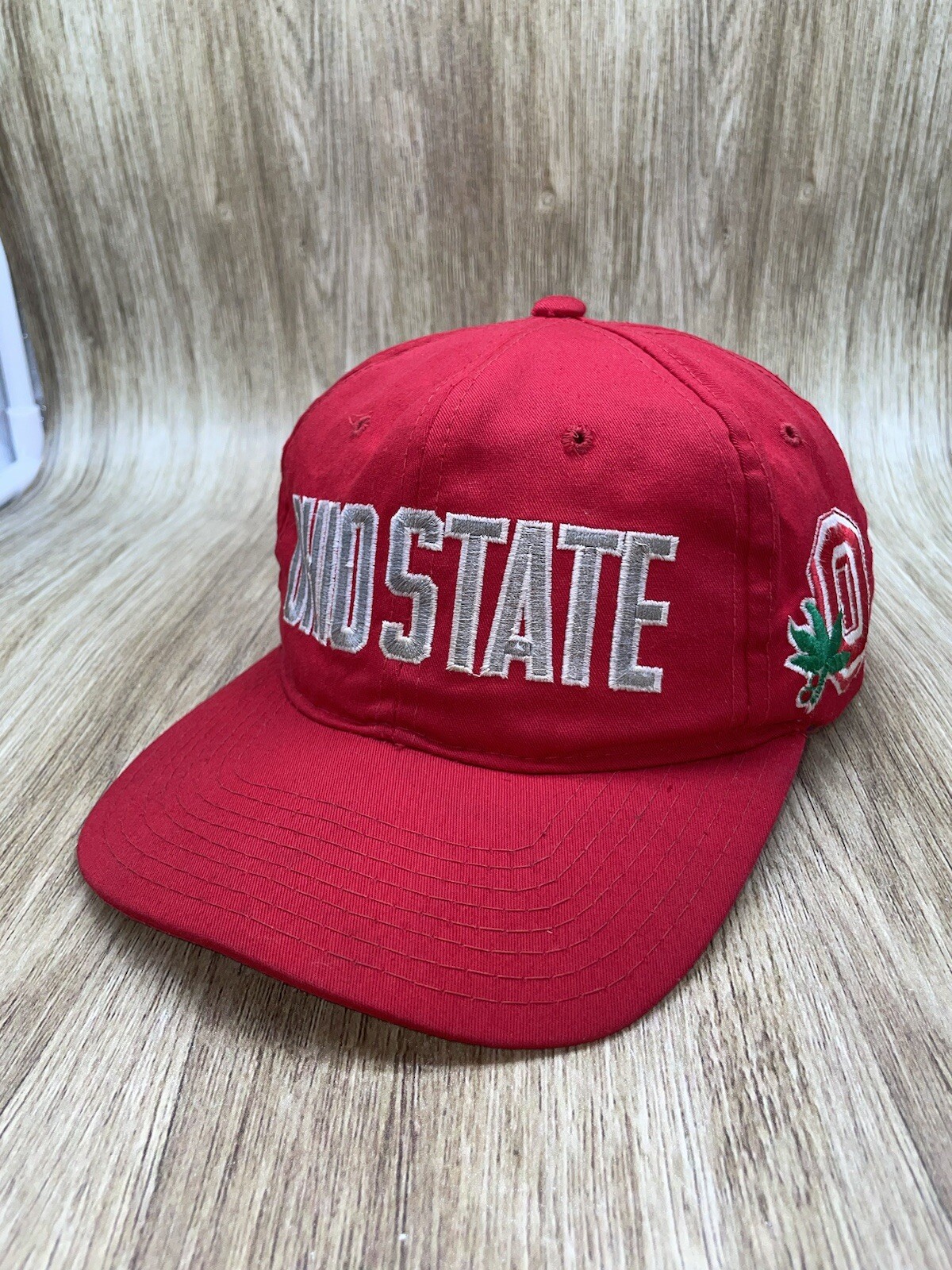 Vintage Ohio State University Snapback Hat Cap Embroidered 1990's Preowned