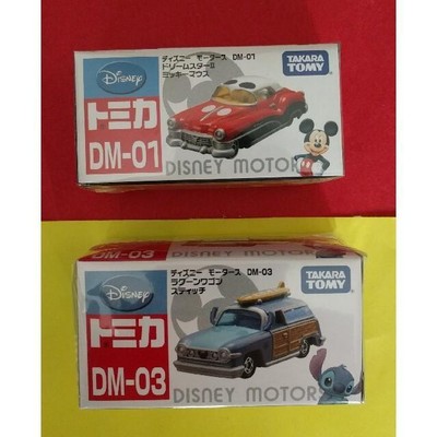 Disney Tomica Dream Star Mickey Raccoon Wagon Stitch