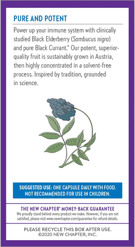 Vegan Elderberry Capsules with 64X Concentrated Black Elderberry + Black Curr... - Picture 10 of 12