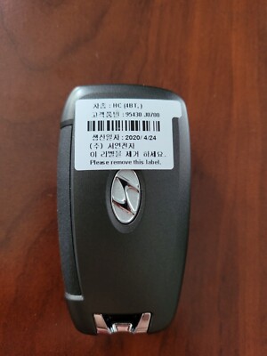 Hyundai New Accent 2018-2021 Remote Flip Key Fob NYOSYEC4TX1707 95430-J0700 OEM 