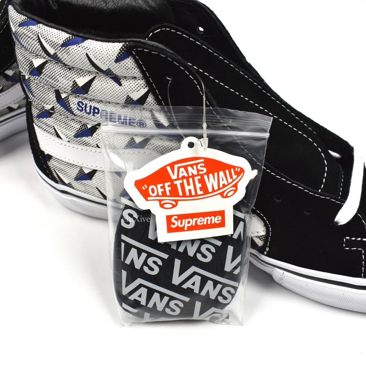 NWT Supreme SS19 Vans Sk8 Hi Pro Diamond Plate Print Sneakers