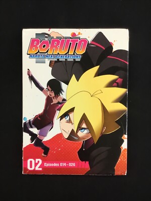 Boruto Naruto Next Generations Set 02 Episodes 014-026 DVD 2017 W/Slipcover