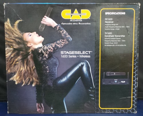 CAD WX1600G UHF Wireless Cardioid Dynamic Handheld Microphone System, Band G - Picture 2 of 3