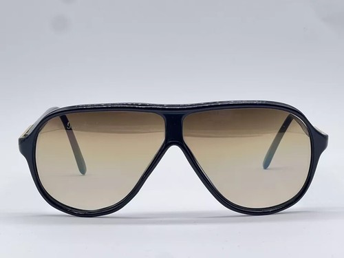 Nos Persol Ratti Manager 101/59 96 Vintage Sunglasses Gold Black Tempered Sport - Picture 10 of 15