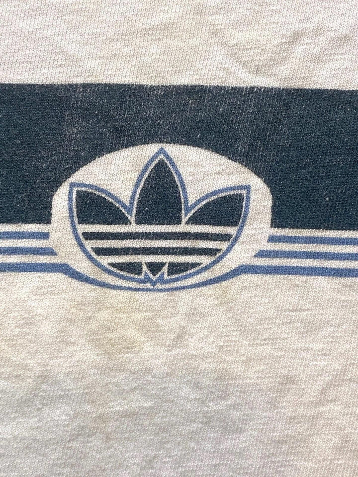 Винтажная мужская рубашка Adidas очень большая высокая трилистник логотип спортивная уличная одежда - Изображение 3 из 4