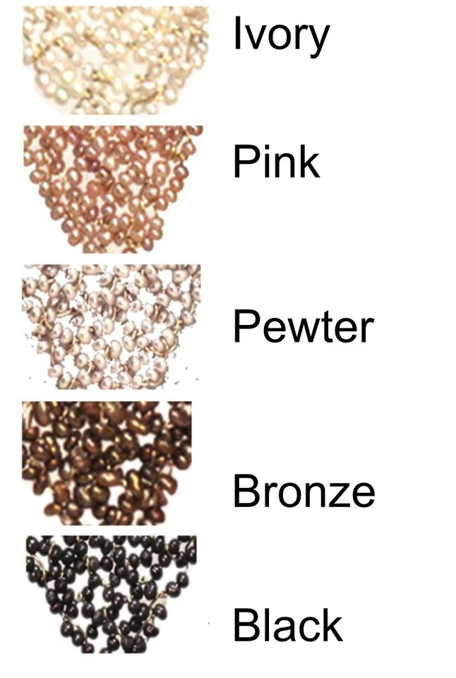 Seychelles 119 ~Seed Pearl Color Choice on Hoop earrings with Metal Choice - Image 2 of 3