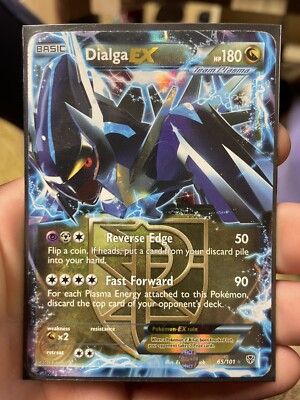 Damaged Dialga-EX - 65/101 - Rare Holo EX Pokemon Plasma Blast | eBay