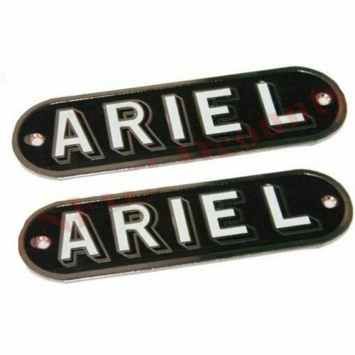 New Petrol Gas Fuel Tank Badge Emblem Motif Set Ariel Motorcycles Repro - Picture 1 of 3