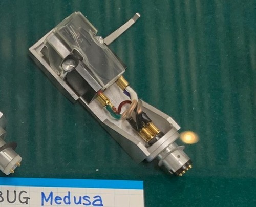 GOLDBUG Medusa MC Phono Cartridge Headshell USED JAPAN vintage analog audio RARE - 第 1/1 張圖片