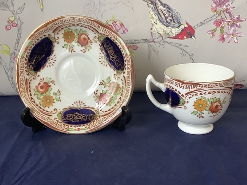 COWENS IDEAL CHINA VINTAGE CHINA TRIO TEA CUP SAUCER AND PLATE HAND -2 AVAILABLE - Picture 3 of 7