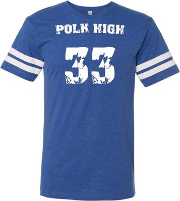 Polk High 33 Football Jersey Shirt   Al Bundy Married With Family Retro Costume