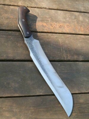 BEAUTIFUL CUSTOM HANDMADE 19'' HIGH CARBON STEEL HUNTING DAGGER WITH SHEATH