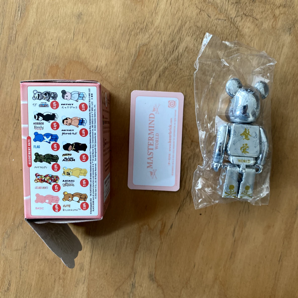 Series 45 Bearbrick (1/192) Secret - Mastermind World - 100% Be 