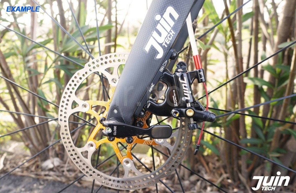 JUIN Tech F1 Hydraulic Flat mount Disc Brake set +160mm rotors