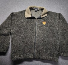 Vtg Kahlua Alcohal Fleece Wool Jacket SZ XL Made In USA Bomber
