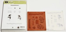 Stampin Up Merry Winter Set Of 10 Stamps