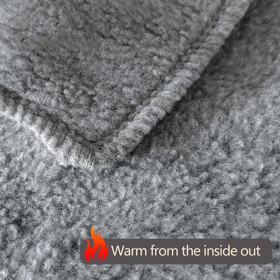 Heating Blanket 12V Cigarette Plug Travel Blanket Camping Electric