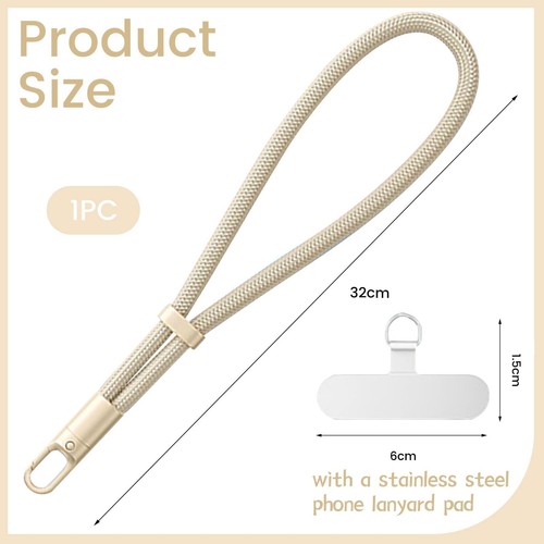 Dragonne réglable avec dragonne pour téléphone portable sangle de poignet sou... - Photo 2 sur 7