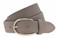 Vanzetti 30Mm Leather Belt W90 GüRtel Accessoire Taupe Braun Neu