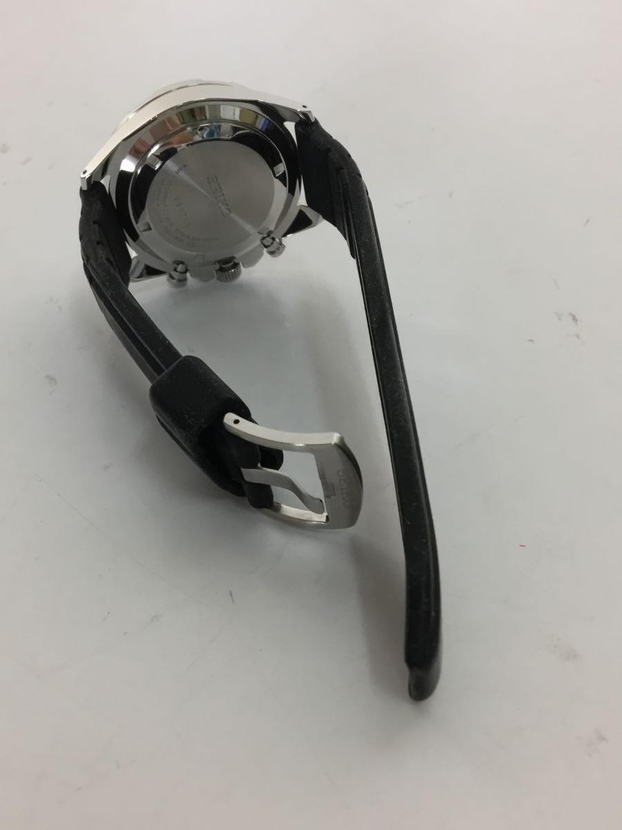 Seiko Chronograph SSB325P1 Stainless Steel 10Bar Black Slv Quartz Mens