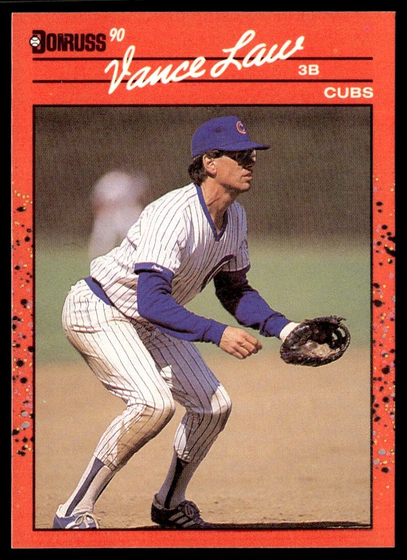 1990 Donruss Vance Law Chicago Cubs #629