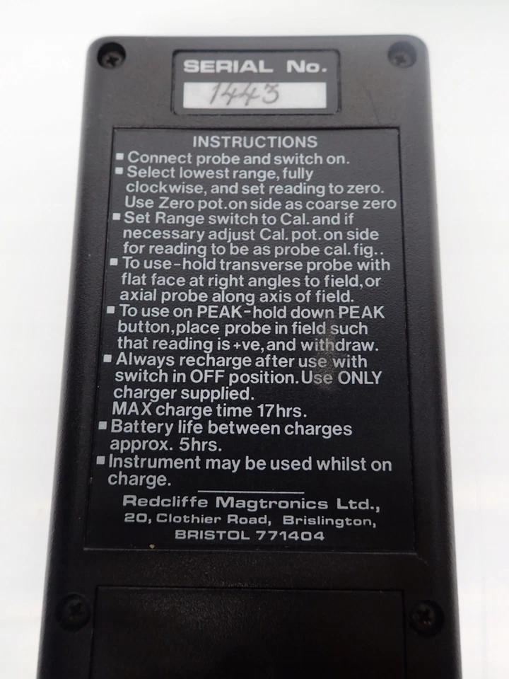 Magnétomètre Redcliffe Magtronics LTD par - Photo 2/4