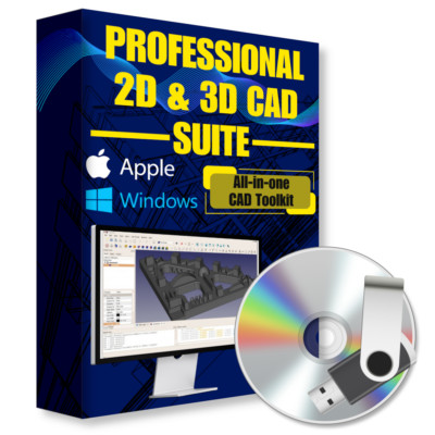 3D 2D CAD Computer Aided Design Software App Latest Full Application Windows/Mac